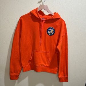 Marmot Bronco size large Orange Hoodie